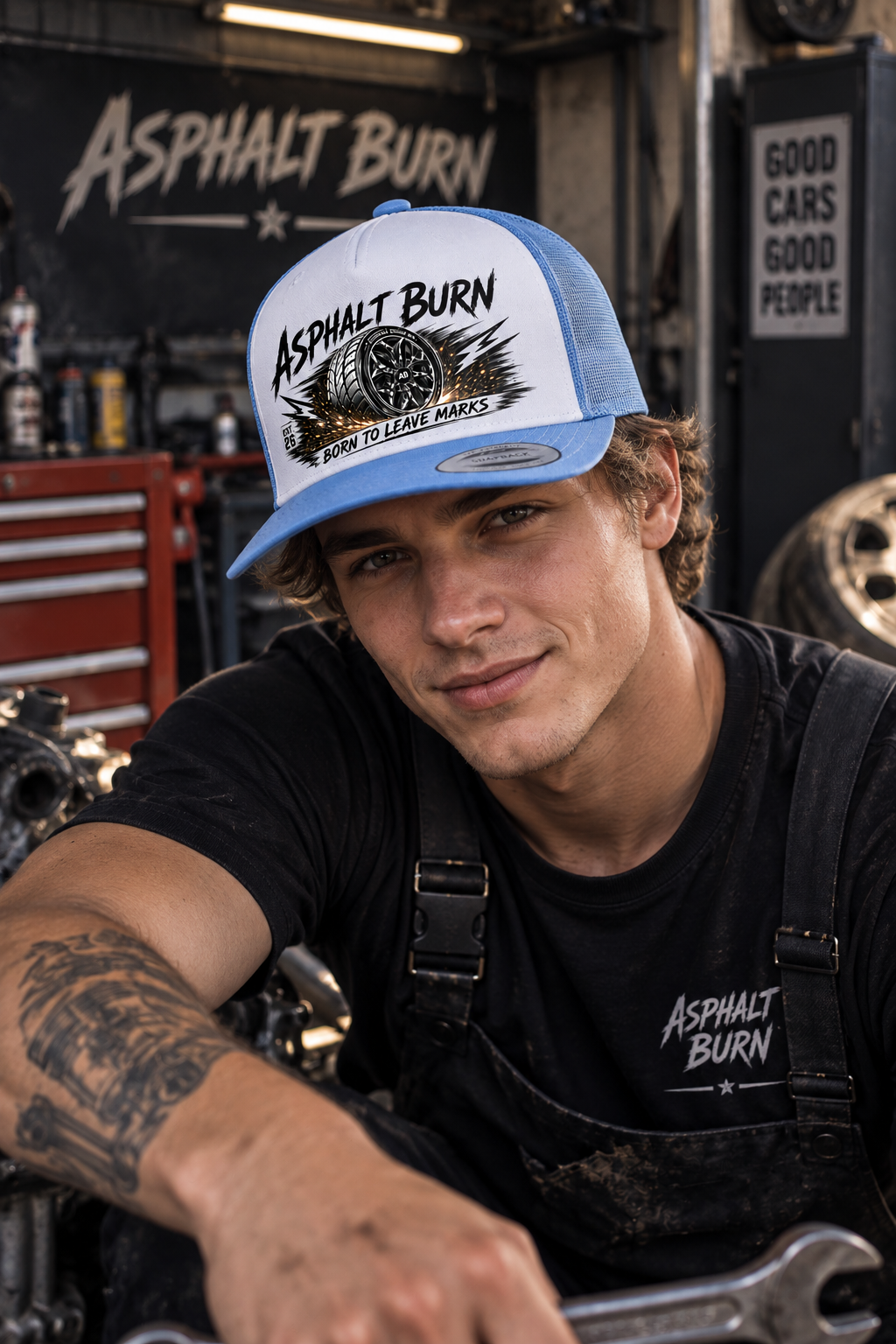Born To Leave Marks – Premium Trucker Cap