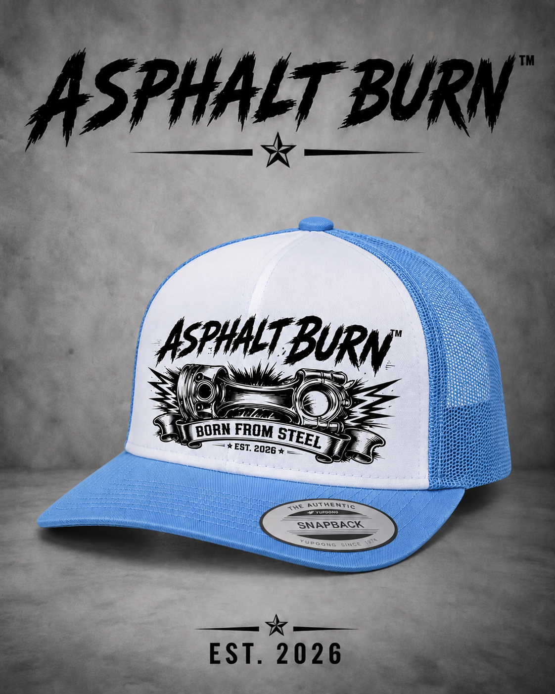 Born From Steel – Premium Trucker Cap