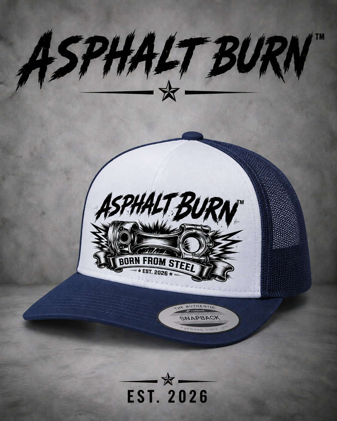 Born From Steel – Premium Trucker Cap