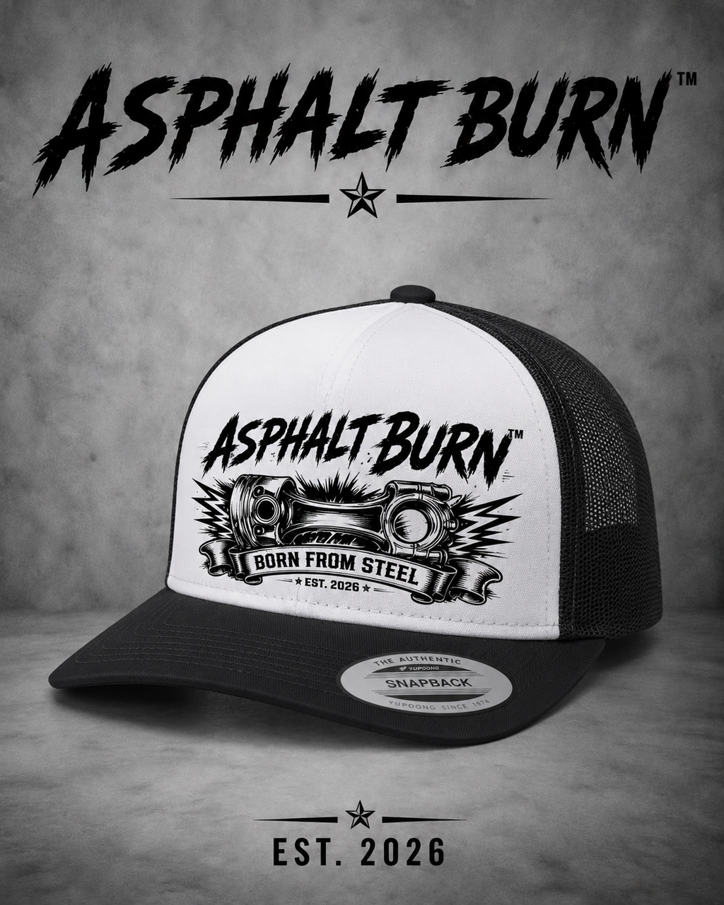 Born From Steel – Premium Trucker Cap