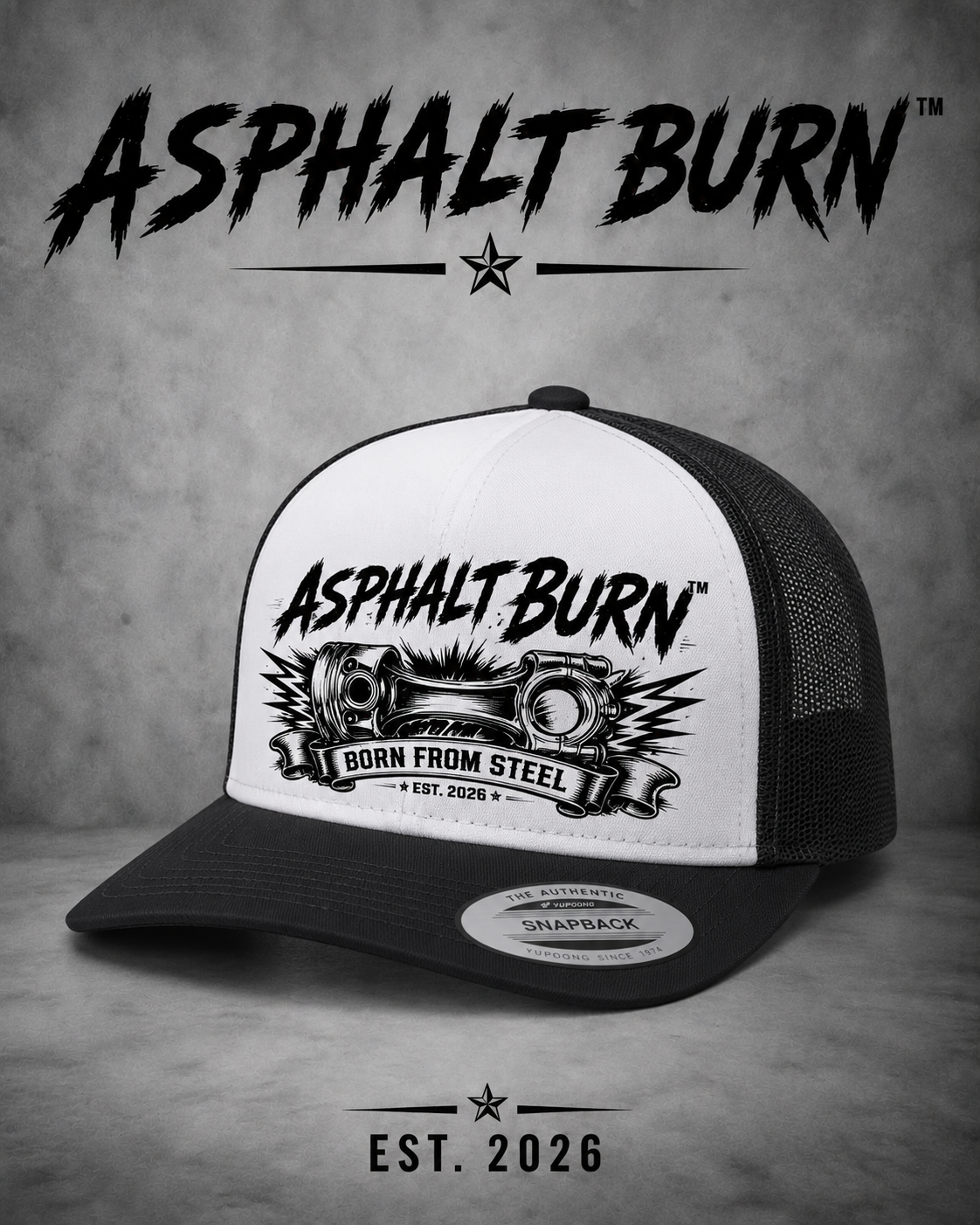 Born From Steel – Premium Trucker Cap