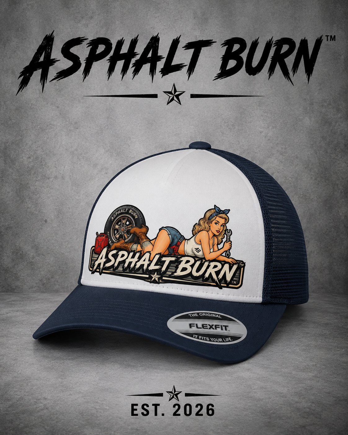 Burn Fuel Baby – Premium Trucker Cap