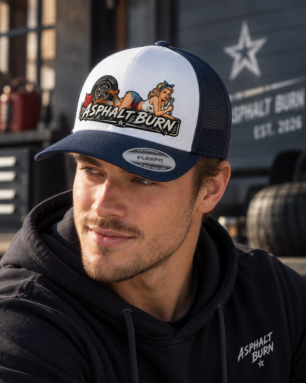 Burn Fuel Baby – Premium Trucker Cap