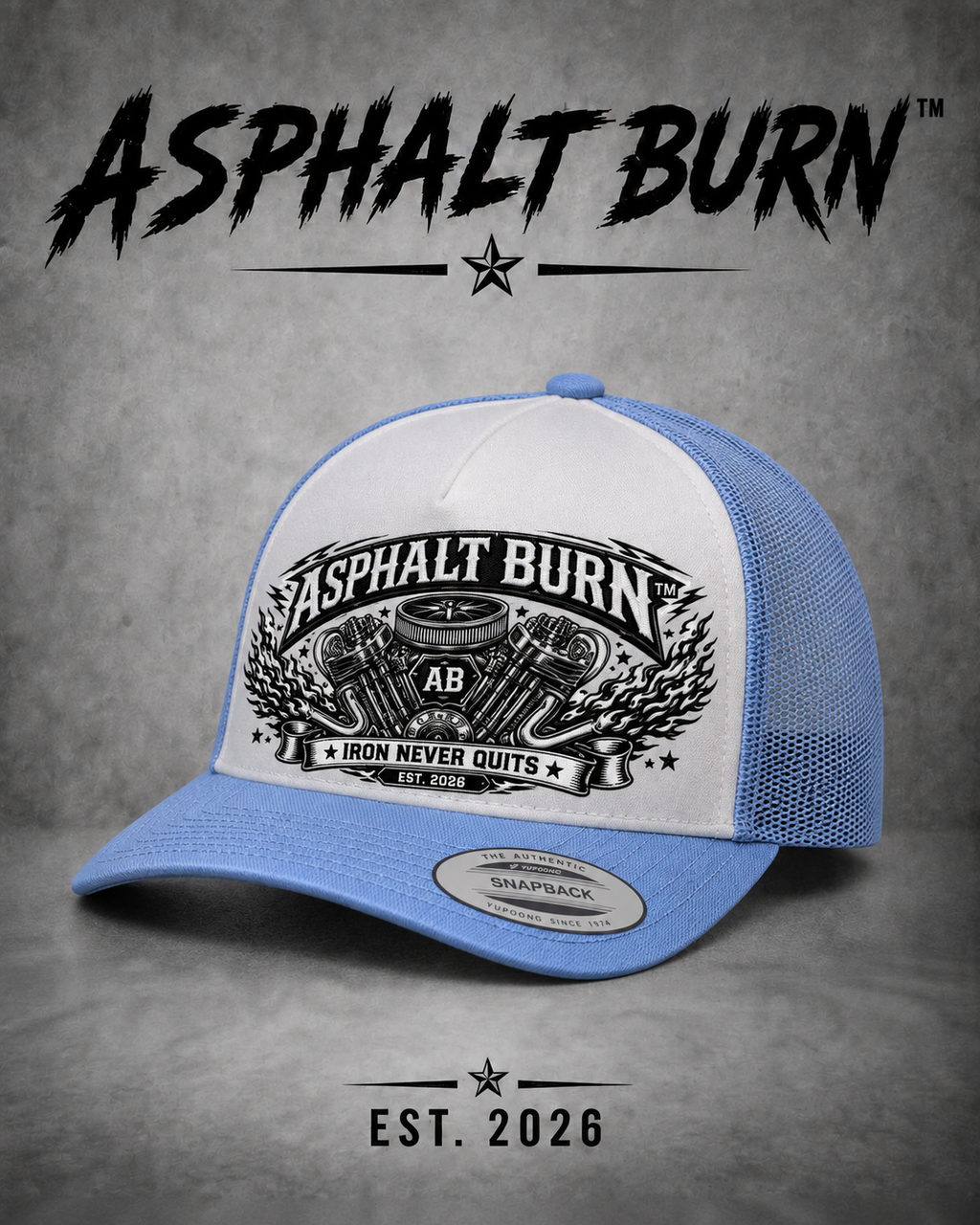 Iron Never Quits – Premium Trucker Cap