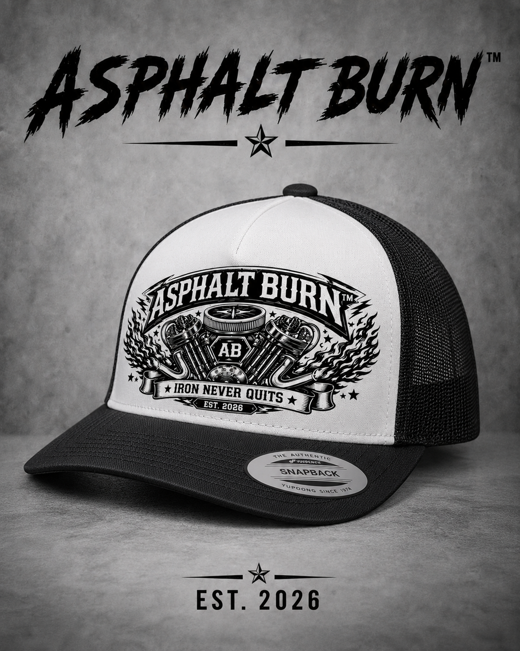Iron Never Quits – Premium Trucker Cap