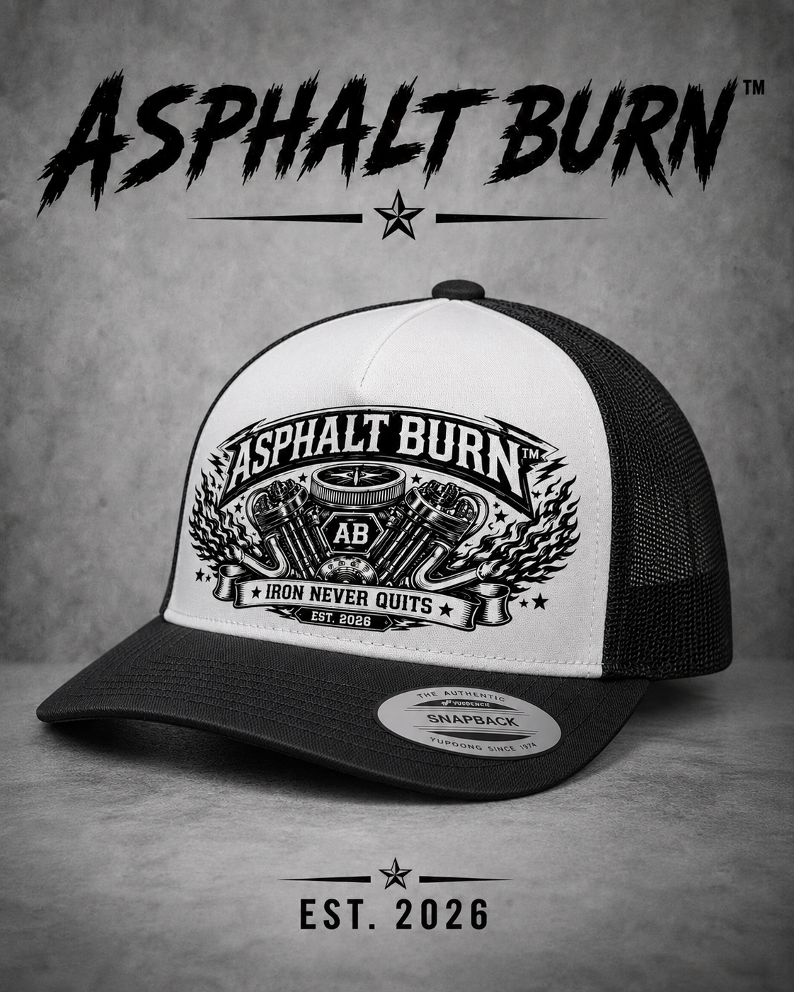 Iron Never Quits – Premium Trucker Cap