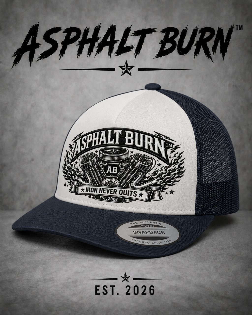 Iron Never Quits – Premium Trucker Cap