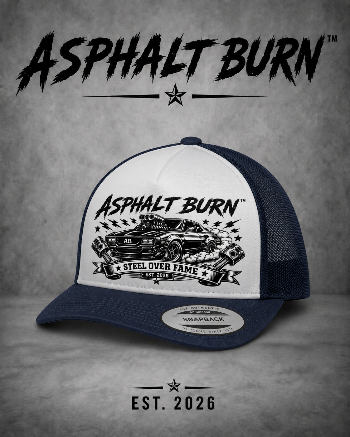 Steel Over Fame – Premium Trucker Cap