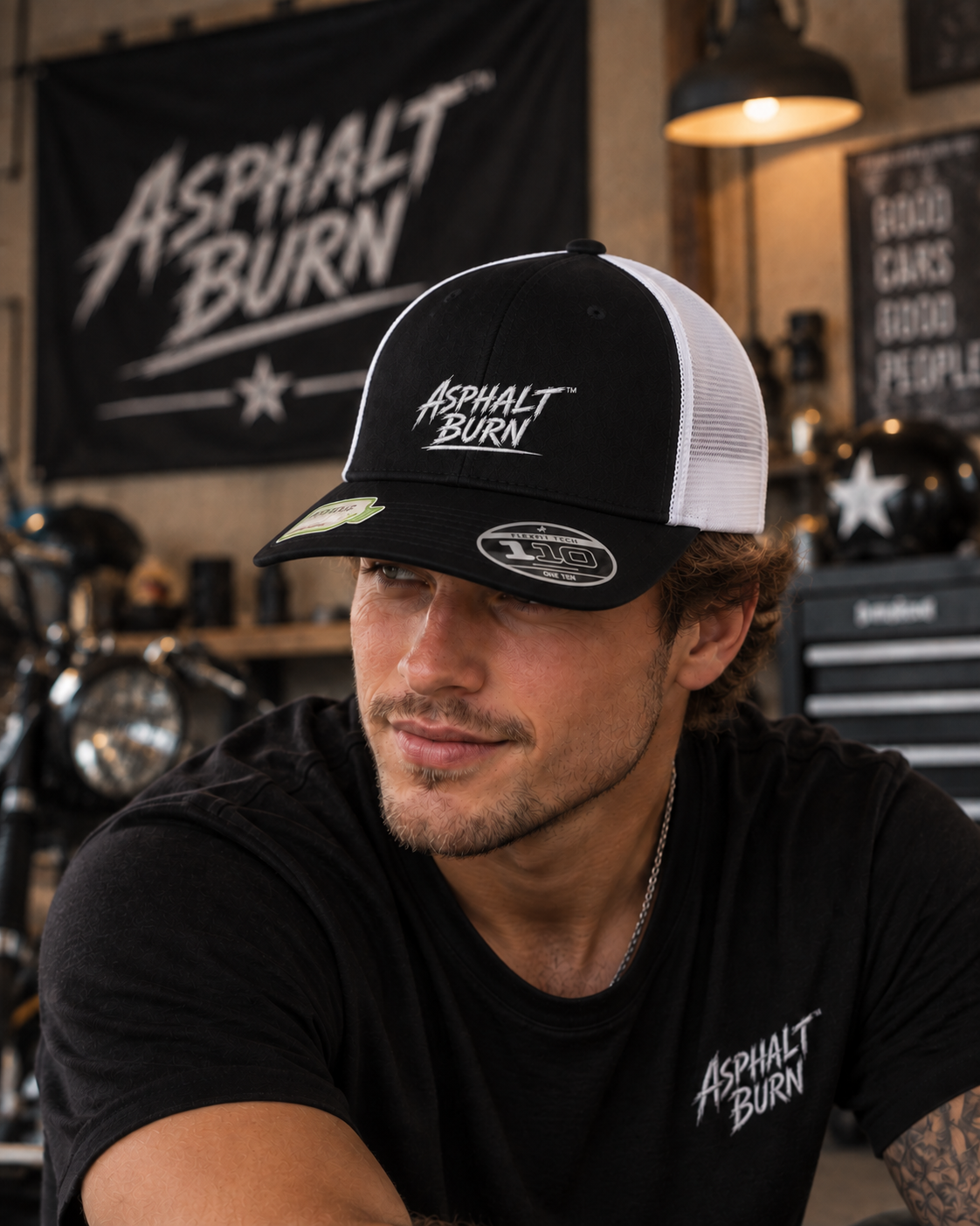 ASPHALT BURN™ Recycled 2-Tone Trucker Cap