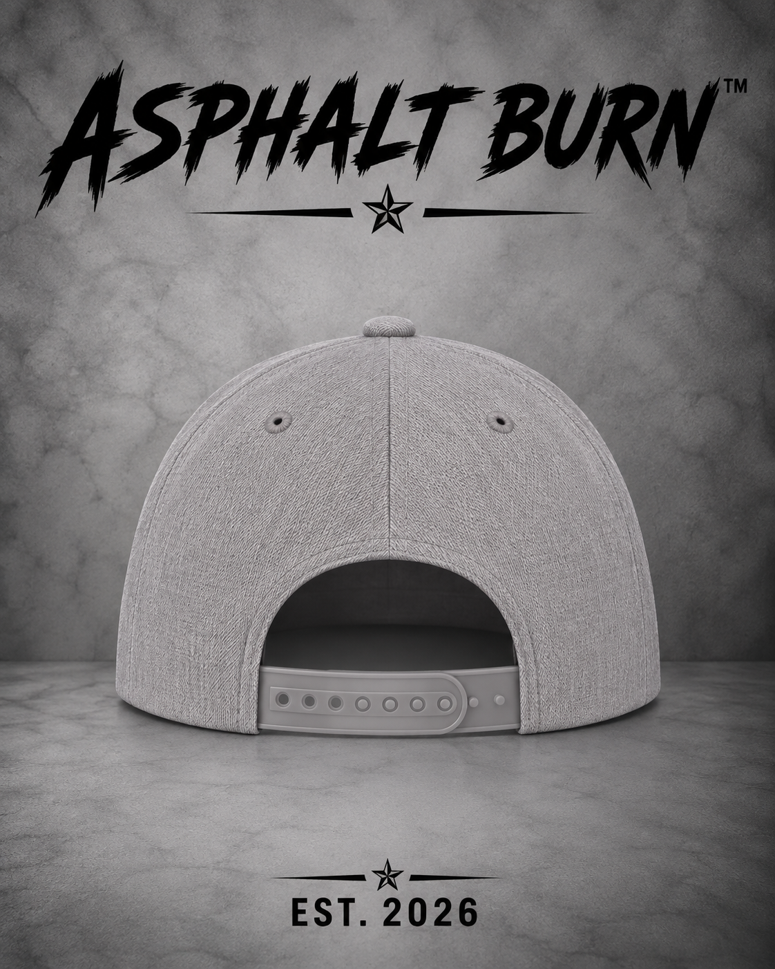 AB-CAP-021 | Heather Grey | Back